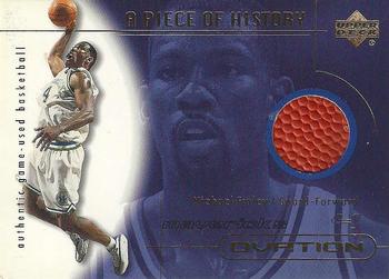 2000-01 Upper Deck Ovation - A Piece of History #MF-B Michael Finley Front