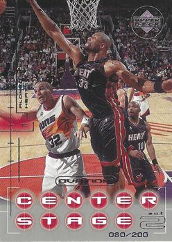 2000-01 Upper Deck Ovation - Center Stage Act 2 #CS6 Alonzo Mourning Front