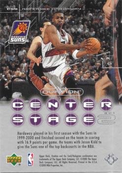 2000-01 Upper Deck Ovation - Center Stage Act 2 #CS9 Anfernee Hardaway Back