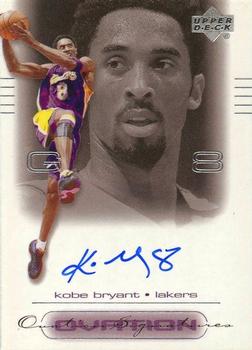 2000-01 Upper Deck Ovation - Super Signatures #KB Kobe Bryant Front