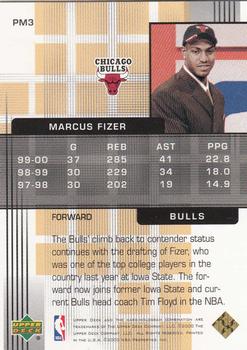 2000-01 Upper Deck Pros & Prospects - ProMotion #PM3 Marcus Fizer Back