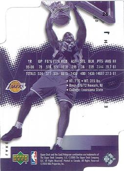 2000-01 Upper Deck Slam - Extra Strength Silver #26 Shaquille O'Neal  Back