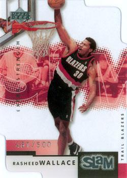 2000-01 Upper Deck Slam - Extra Strength Silver #46 Rasheed Wallace  Front