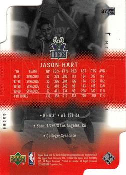 2000-01 Upper Deck Slam - Extra Strength Silver #87 Jason Hart  Back