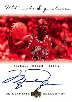 2000-01 Upper Deck Ultimate Collection - Signatures Gold #MJ-G Michael Jordan Front