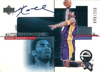 2000-01 Upper Deck - e-Card e|volve Autographs (Series One) #EC1-S Kobe Bryant Front