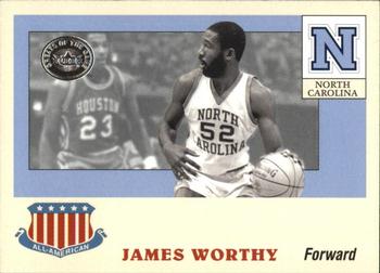 2001 Fleer Greats of the Game - All-American Collection #3AA James Worthy Front