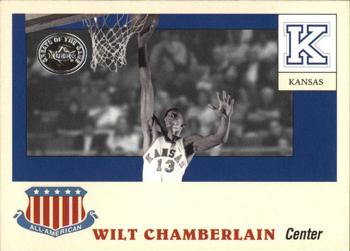 2001 Fleer Greats of the Game - All-American Collection #11AA Wilt Chamberlain Front