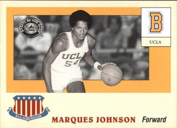 2001 Fleer Greats of the Game - All-American Collection #12AA Marques Johnson Front