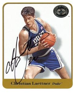 2001 Fleer Greats of the Game - Autographs #NNO Christian Laettner Front