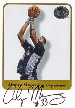 2001 Fleer Greats of the Game - Autographs #NNO Alonzo Mourning Front
