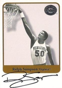 2001 Fleer Greats of the Game - Autographs #NNO Ralph Sampson Front