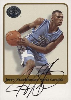 2001 Fleer Greats of the Game - Autographs #NNO Jerry Stackhouse Front