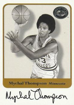 2001 Fleer Greats of the Game - Autographs #NNO Mychal Thompson Front
