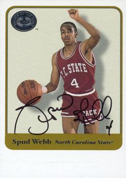2001 Fleer Greats of the Game - Autographs #NNO Spud Webb Front