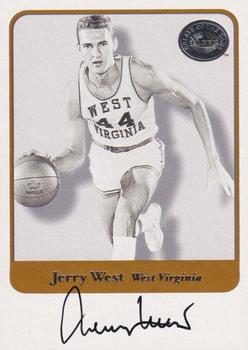 2001 Fleer Greats of the Game - Autographs #NNO Jerry West Front