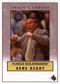 2001 Fleer Greats of the Game - Coach's Corner #16CC Gene Keady Front