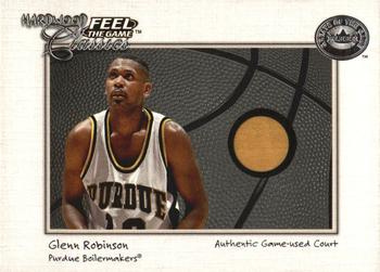 2001 Fleer Greats of the Game - Feel the Game Hardwood Classics #NNO Glenn Robinson Front