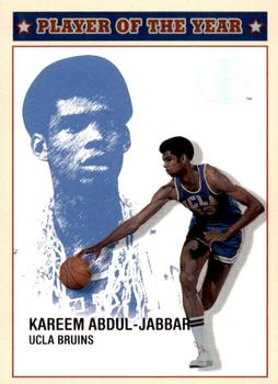 2001 Fleer Greats of the Game - Player of the Year #10PY Kareem Abdul-Jabbar Front