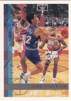 1997-98 Topps #8 John Stockton Front