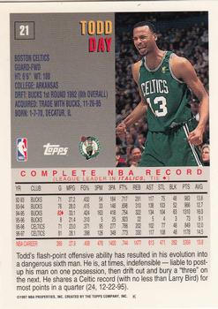 1997-98 Topps #21 Todd Day Back