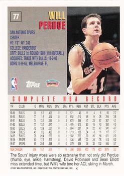 1997-98 Topps #77 Will Perdue Back