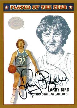 2001 Fleer Greats of the Game - Player of the Year Autographs #POY3 Larry Bird Front
