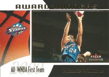 2001 Fleer Tradition WNBA - Award Winners #2 AW Natalie Williams Front