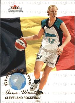 2001 Fleer Tradition WNBA - Global Game #15 GG Ann Wauters Front