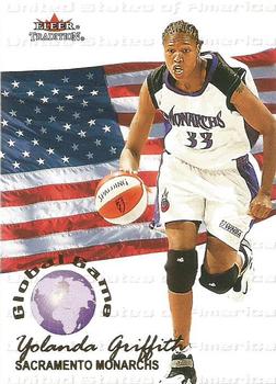 2001 Fleer Tradition WNBA - Global Game #16 GG Yolanda Griffith Front