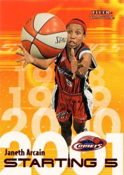 2001 Fleer Tradition WNBA - Starting Five #5 S5 Janeth Arcain Front