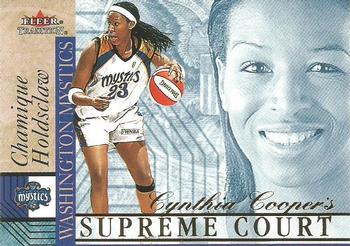 2001 Fleer Tradition WNBA - Cynthia Cooper's Supreme Court #1 SC Chamique Holdsclaw Front