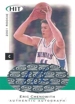 2001 SAGE HIT - Autographs #A8 Eric Chenowith Front