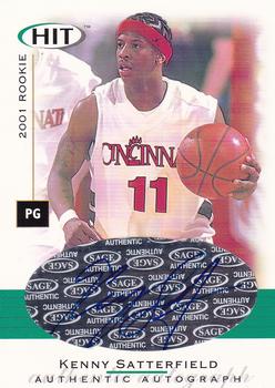 2001 SAGE HIT - Autographs #A10 Kenny Satterfield Front