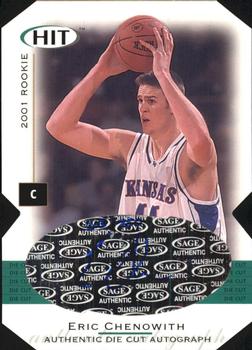2001 SAGE HIT - Autographs Die Cuts #A8 Eric Chenowith Front