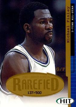 2001 SAGE HIT - Rarefied Gold #R7 Michael Finley Front