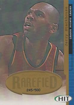 2001 SAGE HIT - Rarefied Gold #R25 Jerry Stackhouse Front