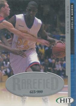 2001 SAGE HIT - Rarefied Silver #R4 Kwame Brown Front