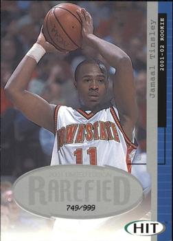 2001 SAGE HIT - Rarefied Silver #R26 Jamaal Tinsley Front
