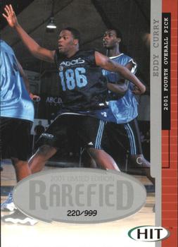 2001 SAGE HIT - Rarefied Silver #R32 Eddy Curry Front