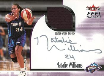 2001 Ultra WNBA - Feel the Game #NNO Natalie Williams Front