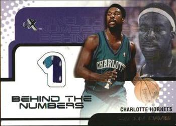 2001-02 E-X - Behind the Numbers Jerseys #NNO Baron Davis Front