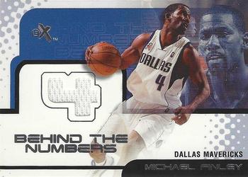 2001-02 E-X - Behind the Numbers Jerseys #NNO Michael Finley Front