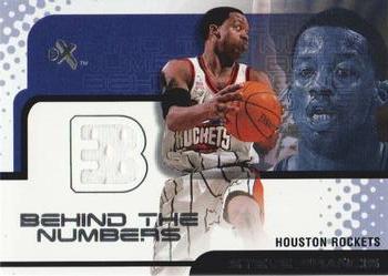 2001-02 E-X - Behind the Numbers Jerseys #NNO Steve Francis Front