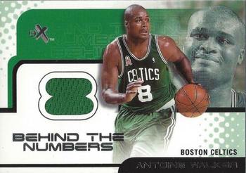 2001-02 E-X - Behind the Numbers Jerseys #NNO Antoine Walker Front