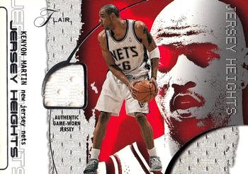 2001-02 Flair - Jersey Heights #NNO Kenyon Martin Front