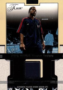 2001-02 Flair - Warming Up #NNO Steve Francis Front