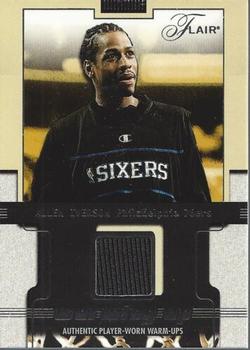 2001-02 Flair - Warming Up #NNO Allen Iverson Front
