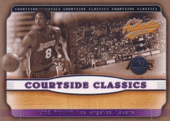 2001-02 Fleer Authentix - Courtside Classics #11 CC Kobe Bryant Front