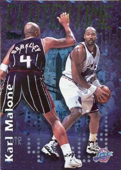 1997-98 Topps - Clutch Time #CT11 Karl Malone Front